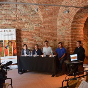 Press conference upon completion of archaeological research, 14 July 2016